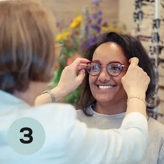 Keuze uit monturen en brillenglazen